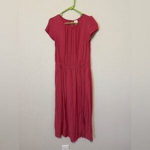 A New Day Pink Slit Dress